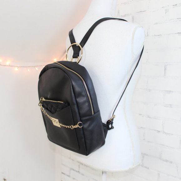 Bebe Back Pack with Gold Trim main image 4